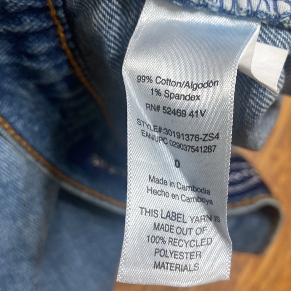 Scoop slim ankle medium wash jeans size 0 - Picture 8 of 8